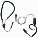 [IN012-BPTT] ARC IN012 Industrial Neckloop, Mic, Belt PTT for 3M LEP-200 Earplugs - Kenwood