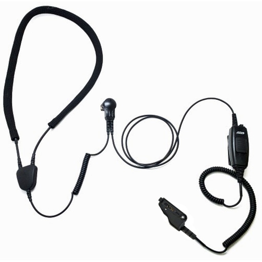 [IN012-BPTT] ARC IN012 Industrial Neckloop, Mic, Belt PTT for 3M LEP-200 Earplugs - Kenwood
