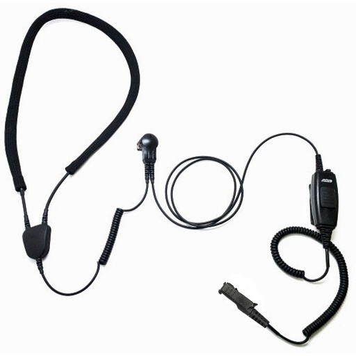 [IN105-BPTT] ARC IN105 Industrial Neckloop, Mic, Belt PTT for 3M LEP-200 Earplugs - Motorola XPR 3000e