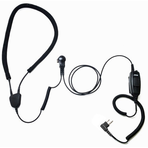[IN005-BPTT] ARC IN005 Industrial Neckloop, Mic, Belt PTT for 3M LEP-200 Earplugs - Motorola R2, CP200d