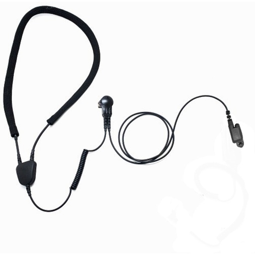 [IN075] ARC IN075 Industrial Neckloop, Mic/PTT for 3M Earplugs - Motorola APX, XPR