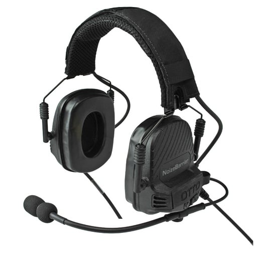 OTTO V4-10995 NoizeBarrier TAC Dual Com Headset, Left Detachable, Right HW Nexus TP120's