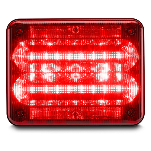 [QL97C-RR] Federal Signal QL97C-RR Single Color, Red LEDs, Clear Lens