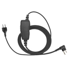 [E1-1W2MG131] OTTO LOC E1-1W2MG131 1-Wire Kit, PTT (requires earpiece) - Motorola, Hytera 2-Pin