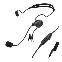 [V4-BA2MF1] OTTO V4-BA2MF1 Breeze On-Ear Headset, In-line PTT - Motorola APX, XPR 7000e