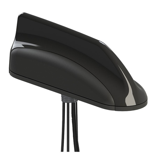 [MXFG508-3C3C3J3J2C-BLK-180] Mobile Mark MXFG508 MaxFin 5-in-1 5G/WiFi/GPS Antenna, Black, 15 ft