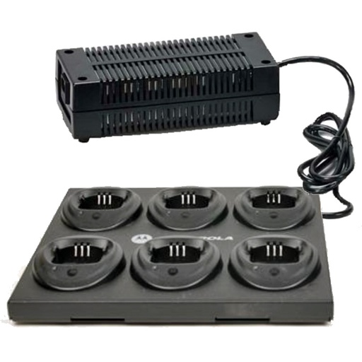 [PMLN4161AR] Reconditioned Motorola PMLN4161 6 Pocket Charger - CP200, PR400