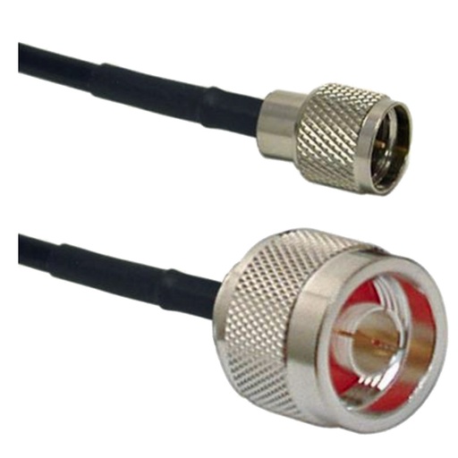 [RG58NMMUM-3] Ventev RG58NMMUM-3 Mini-UHF to N-Male Adapter Cable - 3 ft