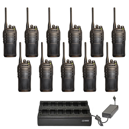 [MUC12-GO] Klein Blackbox GO! UHF 4 Watt Digital 12 Pack & Charger