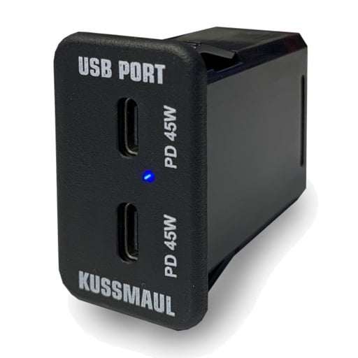 [091-280] Kussmaul 091-280 12V/24V Dual USB-C 90W Charging Port