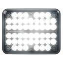 [LEDTCL97C-W] Federal Signal LEDTCL97C-W 9X7 Police/Fire LED Traffic Control Light - White
