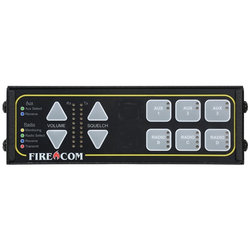 [5300D] Firecom 5300D Digital Intercom - 3 Radios, 3 Aux I/O