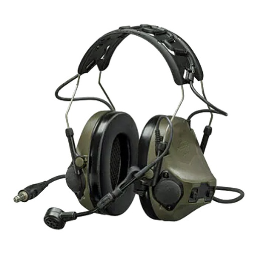[7100328388] 3M Peltor MT14H418A-47 GN ComTac VIII Headset - Green Single Comm (4-pin)