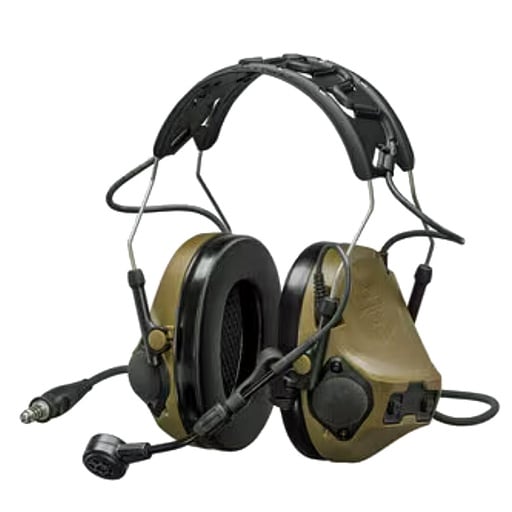 [7100328262] 3M Peltor MT14H418A-47 CY ComTac VIII Headset - Brown Single Comm (4-pin)