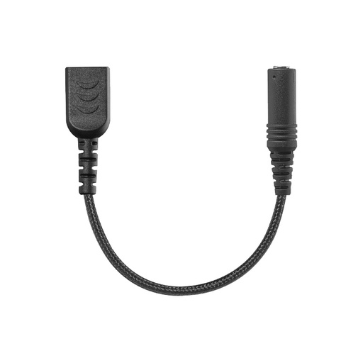 [AD-BAT-3.5F] Magnum AD-BAT-3.5F Braided Dongle Acoustic Tube Adapter - 3.5mm
