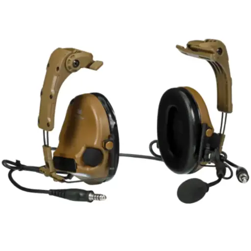 [7100261962] 3M Peltor MT20H682HPS-19N CY ComTac VI NIB Headset, IHPS- Brown Dual Comm 