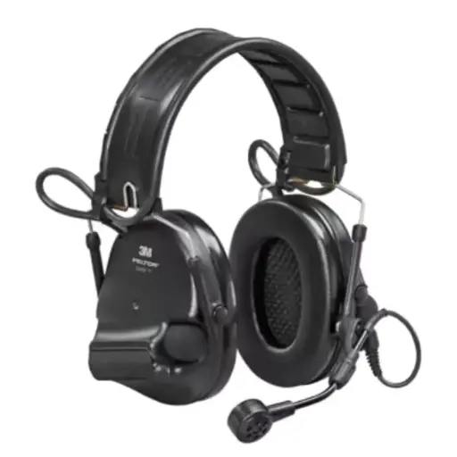 [MT20H682FB-09N SVS] 3M Peltor MT20H682FB-09N SVS SWAT-Tac VI NIB Headband + ARC Hearing Defender Headset - Black