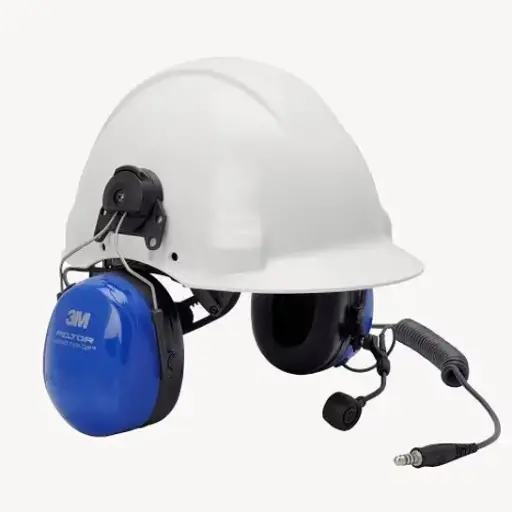 [PMLN6333A] Motorola PMLN6333 Peltor ATEX Dual Muff Helmet Headset, Boom Mic, Nexus