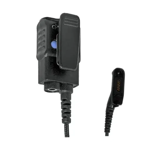 N-ear Choice Compact Mic/PTT, Braided Fiber 3.5mm, M12 - Motorola APX, XPR 7000e