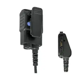 N-ear Choice Compact Mic/PTT, Braided Fiber, 3.5mm, K1 - Kenwood Multi-pin