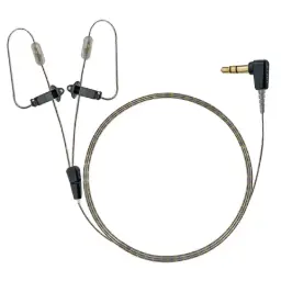 [RO-360-24-3.5-D] N-ear 360 Original Dual Ear Receive-Only Earpiece Kit, 24 inch Cable, 3.5mm