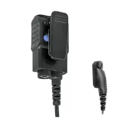 N-ear Choice Compact Mic/PTT, Braided Fiber, 3.5mm, HR3 - L3Harris XG-100P, XL-200P