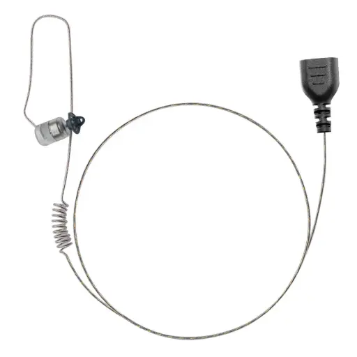 [SL-360FD-8] N-ear 360 Flexo Dynamic Quick-Disconnect Radio Earpiece - SC, SL Snaplock