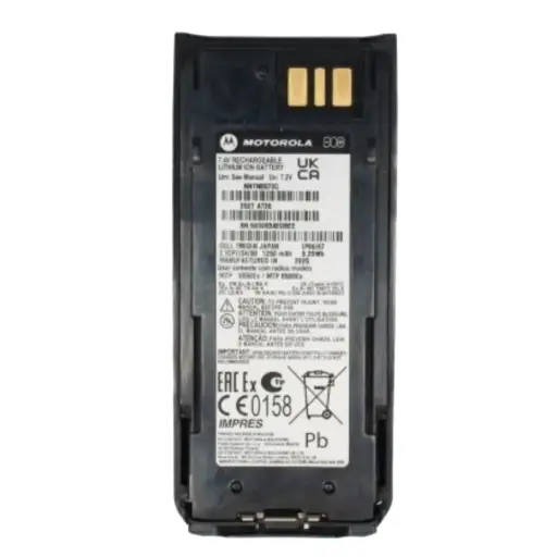 [NNTN8570C] Motorola NNTN8570 1250 mAh Li-ion IECEX ATEX Battery - MPT8000