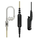 [PMLN8716A] Motorola PMLN8716 1-Wire Earpiece, In-line Mic/PTT, Acoustic Tube - APX N70/50/30