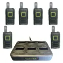 Klein Pocket+ UHF 1.5 Watt 2-Way Radio 6-Pack & Charger