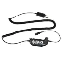 [S D145-PTT/AMP] SHG S D145-PTT/AMP 6 Wire Corded Pistol Grip - Poly QD