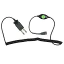 [S D145-PTT] SHG S D145-PTT 6 Wire 2 Prong Corded In-line PTT - Poly QD