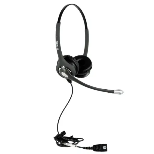 [S 600 NC-PL] SHG S 600 NC-PL Binaural Call Center Headset, Noise-Cancelling - Poly QD