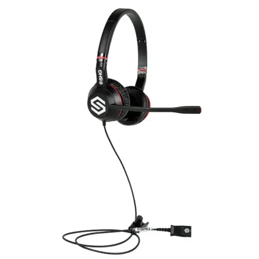 [S 800 NC-PL] SHG S 800 NC-PL Binaural Headset, Noise-Cancelling - Poly QD