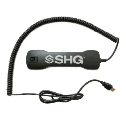 [S H100-PTT/USB] SHG S H100-PTT/USB Handset, Push-to-Talk (PTT) Button