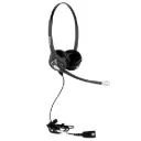 [S M600 NC] SHG S M600 NC Binaural Headset, Passive Noise-Canceling Mic - QD