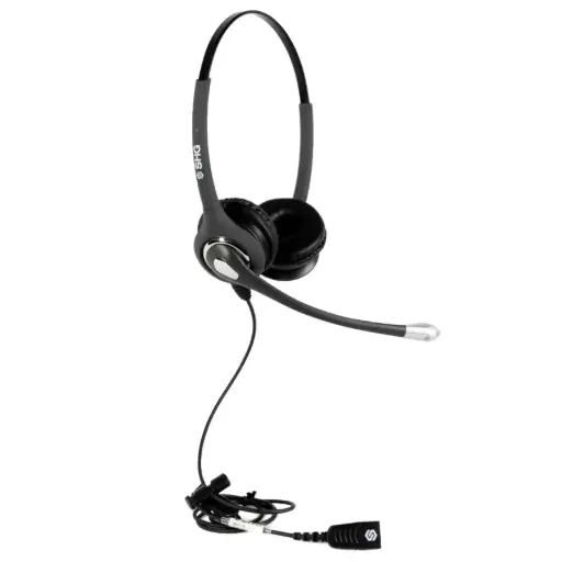 [S M600 NC] SHG S M600 NC Binaural Headset, Passive Noise-Canceling Mic - QD