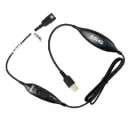 [S M135-PTT/USB] SHG S M135-PTT/USB Push-To-Talk QD to USB-A Cable