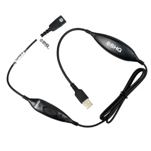 [S M135-PTT/USB] SHG S M135-PTT/USB Push-To-Talk QD to USB-A Cable