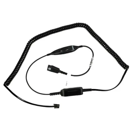 [S M135-PTT/AVAYA] SHG S M135-PTT/AVAYA QD to RJ9 PTT Adapter Cable - Avaya Phones