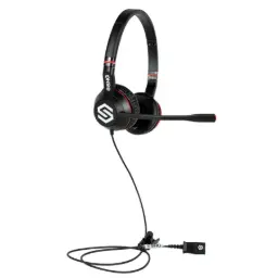 [S M800NC] SHG S M800NC Military Binaural Headset, Noise-Cancelling - Poly QD
