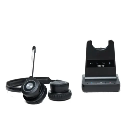 [250-DUO] SHG S 250-DUO Binaural DECT Wireless Headset, Noise Canceling Mic