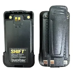 [SHIFT-BATT] Klein 1600 mAh Spare Battery, Belt Clip - Shift DMR Radio