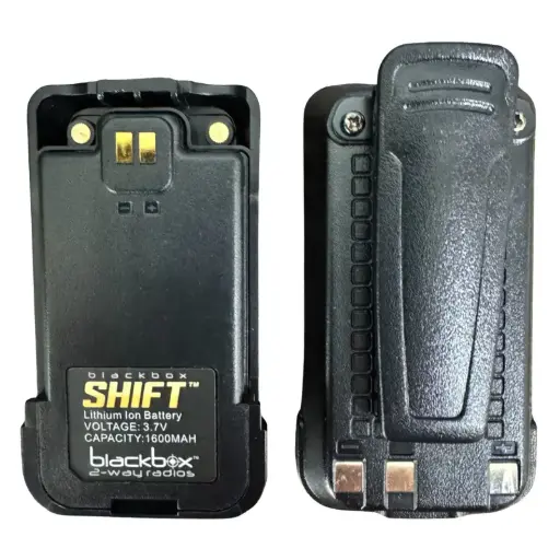 [SHIFT-BATT] Klein 1600 mAh Spare Battery, Belt Clip - Shift DMR Radio