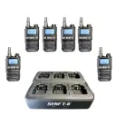 [Shift-MUC6] Klein Shift UHF DMR Digital 2-Way Display Radio 6-Pack, Charger