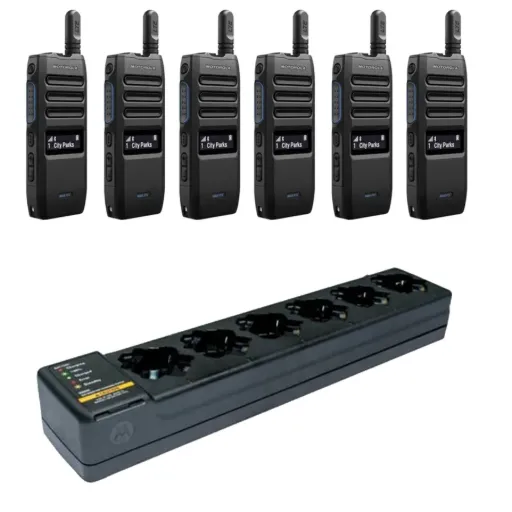 [MUC6-TLK110] Motorola WAVE TLK 110 Nationwide PoC Radio 6-Pack Bundle, Free Charger
