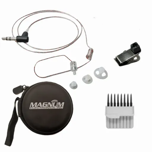 [MAG-LO-3.5T] Magnum MAG-LO-3.5T Tubeless Listen-Only Micro Speaker 9 inch Earpiece - 3.5mm